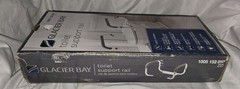 NEW Glacier Bay Toilet Support Rail Adjustable Grab Bar