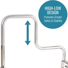Chrome Plated Adjustable Grab Bars Bathtub & Showers Seniors Rust-Resistant