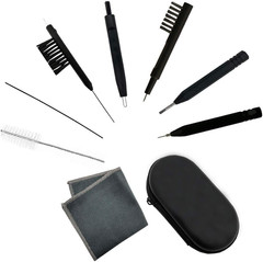 Hearing Aid Amplifier Cleaning Tools Earbuds/Headphones Cleaner Brush Kits 8 Pcs