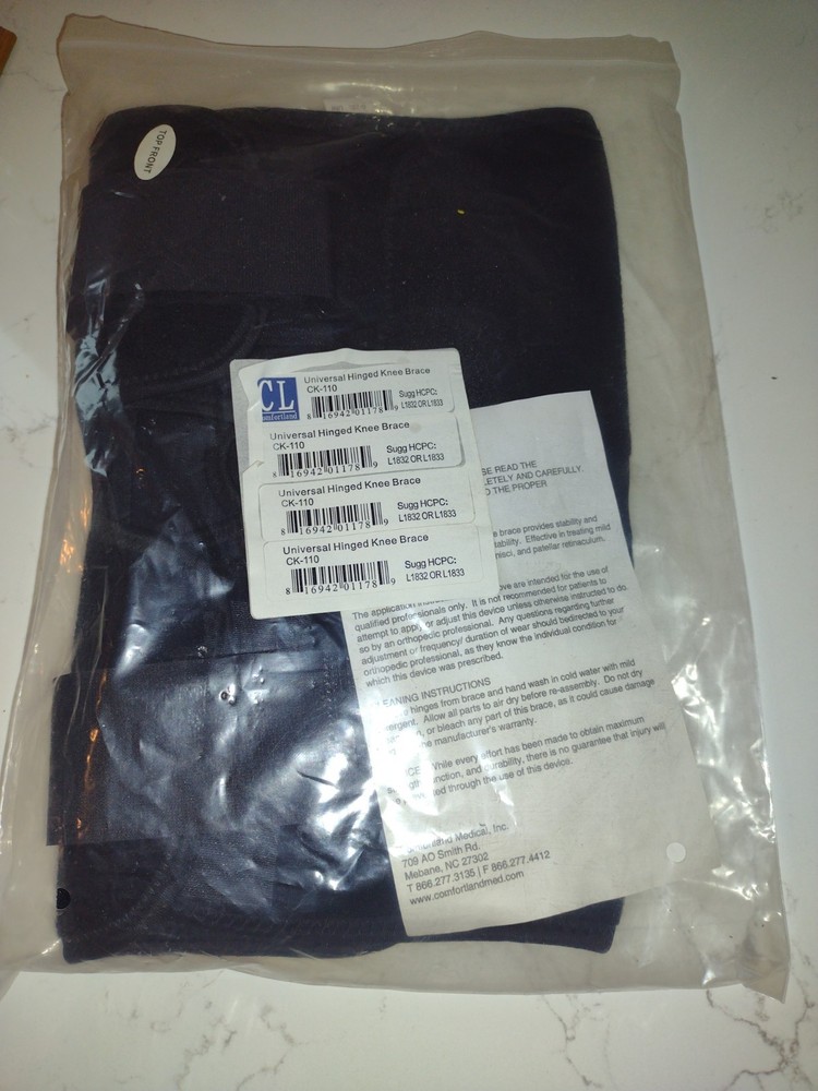 New Comfortland Universal Hinged Knee Brace CK-110- L1832