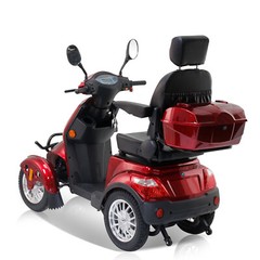Heavy-Duty 4 Wheel Mobility Scooter with Captain Seat 500lbs Weight Capacity