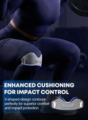 Silicone Patellar Tendon Support Strap 2 Pack, Knee Brace for Women & Men, Re…