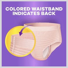 Always Discreet Essentials Adult Diapers Bladder Leak Protection Size L, 56 Ct