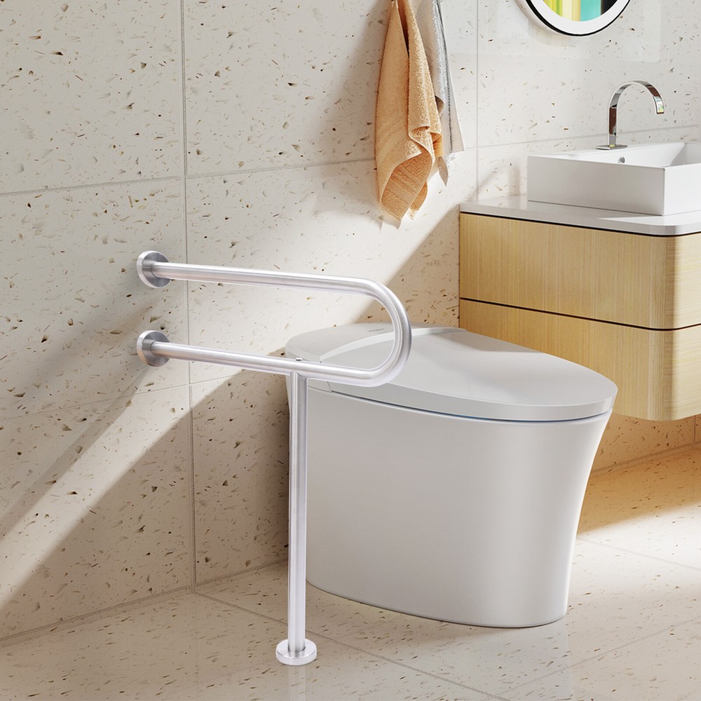 30Inches Handicap Grab Bars Rails Toilet Handrails Bathroom Safety Bar Hand