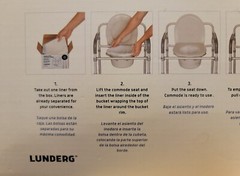 Lunderg Commode Liners – Value Pack 250-Count Box (243 included) Universal Fit