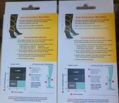 Futuro Knee-Length Moderate Compression Stockings – 18-21 mmHg – XL, 2 Pack New!