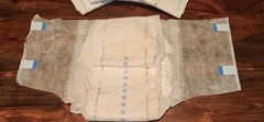 (5ct) *Powdered* Vintage 2013 MoliCare Comfort Plus – Medium – Plastic PE Center