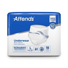 Attends Disposable Underwear Large APV30 Absorbent 72 Ct