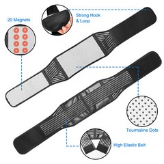 Magnetic Self Heating Back Support Brace Lumbar Orthotics Waist Belt Pain Relief