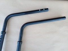 Quickie Wheelchair ANTI TIP TIPPERS WHEELS Wheelie Bars Parts Used Qxi 2 Nitrum