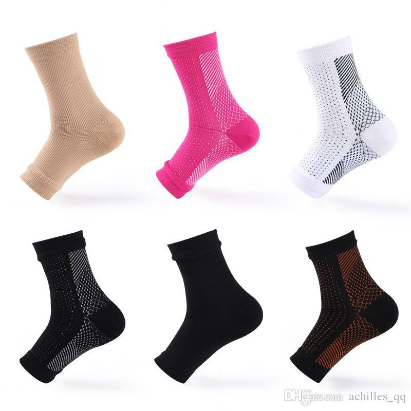 Compression Ankle Sleeve Support PLANTAR FASCIITIS Foot Arch Pain Heel Sock Lot