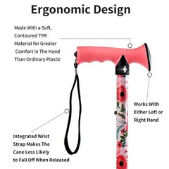 Walking Cane for Men and Women, Foldable
