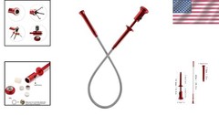 Flexible Claw Grabber Pickup Tool with Magnetic Bright LED Light,24.4In Long Mag