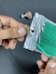 Hearing Aid Cleaning Wax Vent Cleaner Tools Brush with Wire & Magnet- 101 PCS