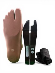 kinterra hydraulic ankle prosthetic foot. Right. Size 27. Category 5. Brown shel