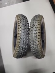 Invacare TDX SP Pr1mo Powertrax 3.00-8 Solid Filled Tires and Wheels WheelChair