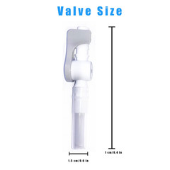 Urine Drainage Catheter Valves (5 Pack) and Two Catheter Plugs- Easy to Use Leve