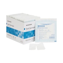 McKesson 6-Ply I.V. Drain Split Sponges Gauze Dressing Sterile 2 X 2″ 70 Ct
