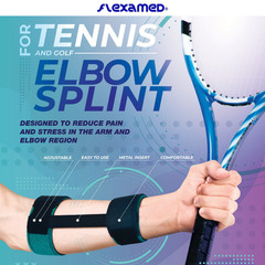FlexaMed Tennis Elbow Counterforce Brace Strap – Golf, Pickleball Gym Support