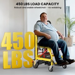 Motorized Stair Climbing Wheelchair Elevator Stairlifts Mobility Chair Battery