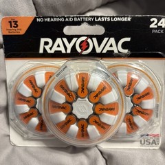 RAYOVAC 24-Pack Size 13 Hearing Aid Batteries