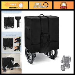 Foldable Wheelchair Travel Bag – Heavy Duty 600D Waterproof Cover for Airplane,