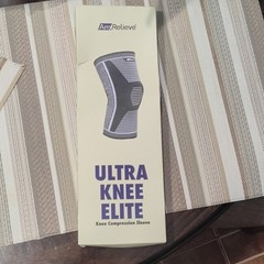 AmRelieve Ultra Knee Elite Knee Compression Sleeve XX-Large Black Washable