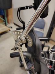 Sunrise Quickie Power Manual Wheelchair IV Pole Angle Adjustable Tilt In Space