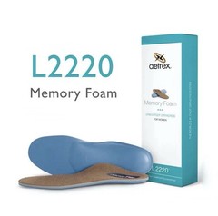 Aetrex L2220 Memory Foam Orthotic Insoles Med-High Arch Support Women Size 9