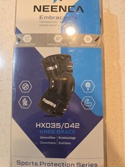 NEENCA Professional Knee Brace Hinged Support HX035/042 Black Size Large NEW