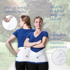 Core Products Triple Pull Elastic Lumbosacral Belt W/ Pad Compression Support