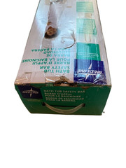 Medline White Clamp On Bath Tub Safety Bar Handle – Tub Adjustable – New in Box