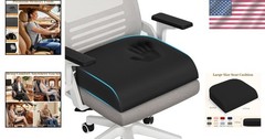 Portable Ergonomic Seat Cushion with 3-Inch Height for Cars & Office Chairs