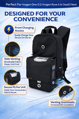 o2totes Backpack w/Storage for the Rove 6 – Black (O2Totes)