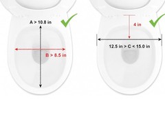 PEPE Mobility Raised Toilet Seat with Lid for Elderly 6″ 6 inches, 6 Inch
