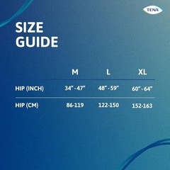 56 Count TENA ProSkin Disposable Diapers for Men and Women – Soft & Secure Fit