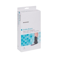McKesson Black Ankle Brace Medium Lace-Up for the Foot 155-81-97045