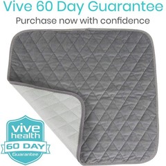 Sures Waterproof Chair Pads for Incontinence (22″ x 21″) – 1 Pack, Gray