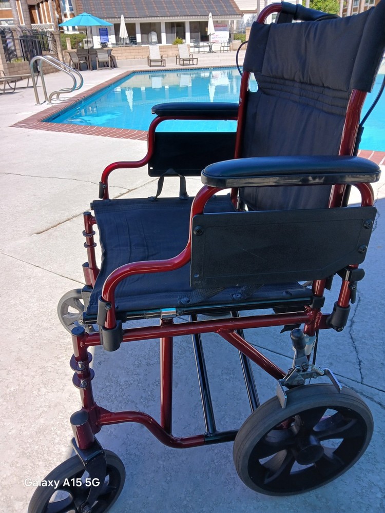 NOVA Lightweight Transport Wheelchair (352P)