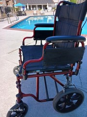 NOVA Lightweight Transport Wheelchair (352P)