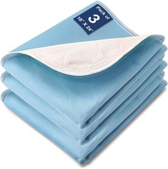 Washable Waterproof Underpads 24×18 Inches Reusable Incontinence Pads for Chair