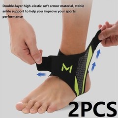 1-2PCS Ankle Compression Support Brace Sleeve for Running Sports Men Women