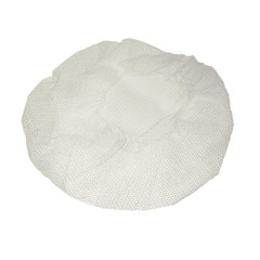 Disposable Honeycomb Nylon Hair Nets | Breathable | 100 Count [WHITE | 28”]