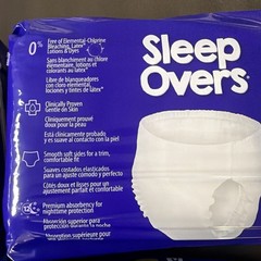 Cuties Sleep Overs, Pants/pull ups, Youth XL 85-140 lbs 4-22 pack (88 Count)