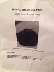 Global Orthopedic Evolution 631 Spinal Back Brace Gel Pack Size XL 45″-50″ Waist