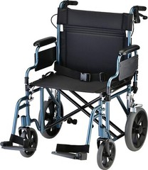 NOVA 332 Lightweight Transport Chair with Detachable Arms, Hand Brakes and…