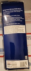 Adjustable Stirrup Ankle Brace, One Size, Fits Left or Right Foot Walgreens