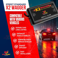 New X2 Wig Wagger Alternating Flasher Relay – Waterproof Universal Emergency