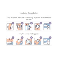 Seni Incontinence Brief Breathable / Overnight S-XL08-BQ1 Severe 16 Ct