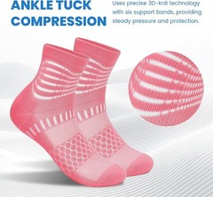 Ankle Compression Socks – Relief for Plantar Fasciitis with Cushioning – 3 Pairs